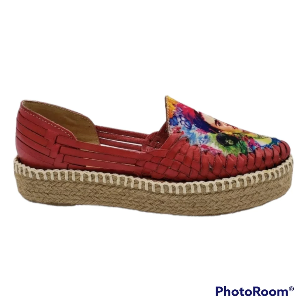 Mexican espadrille frída calo lehater mixed color size 6 - Picture 5 of 6